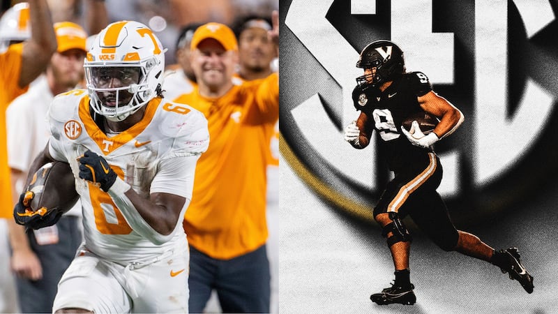 10 Vanderbilt, Tennessee football players named All-SEC