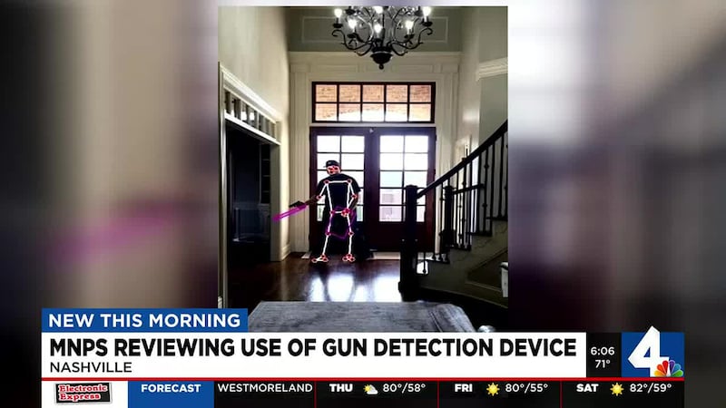 WSMV gun detection device