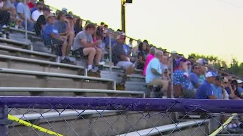 A portion of the home bleachers at Portland High are closed after structural engineers deemed...