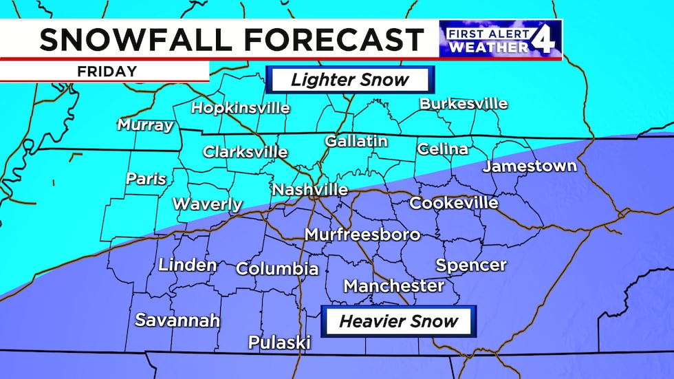 A major winter storm will bring accumulating snowfall to the Midstate on Friday.