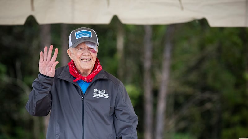 In 2019, Former President Jimmy Carter helped build homes in Nashville with Habitat for Humanity.