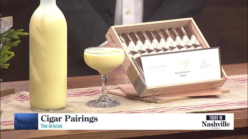 The Ariston Pairs Homemade Eggnog with Curated Cigars