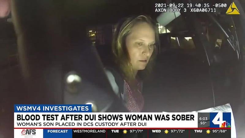 Blood test finds woman arrested for DUI was sober