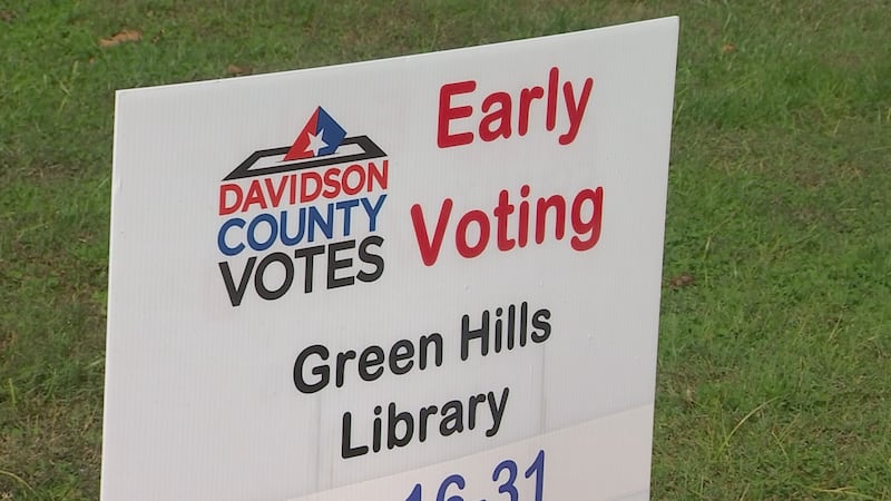 Early Voting in Davidson County.