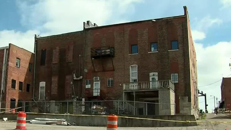 This building in Centerville is at risk for collapse.