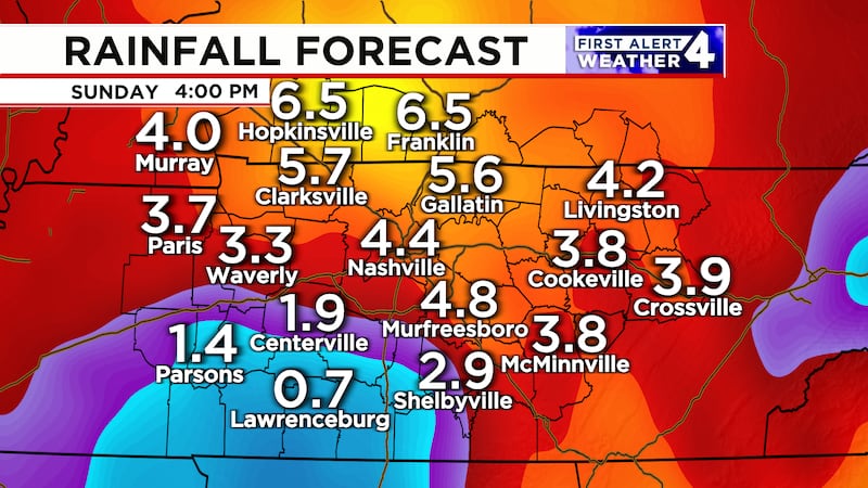 Some areas of the Midstate will see soaking downpours from Helene over the next few days.