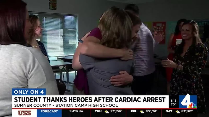 A Sumner County high school student with no known medical problems had a sudden cardiac arrest...