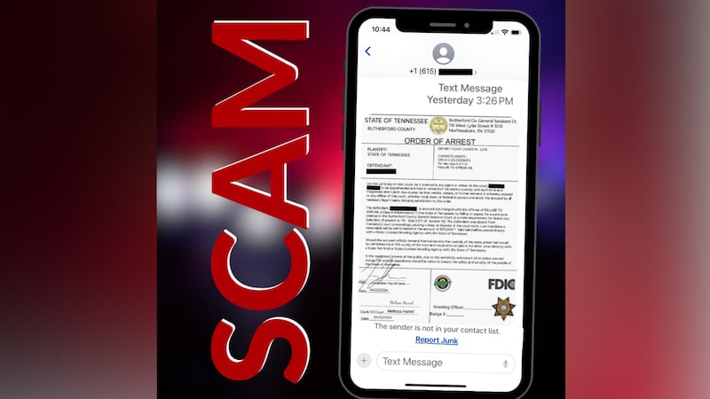 The Murfreesboro Police Department is warning of a scam.