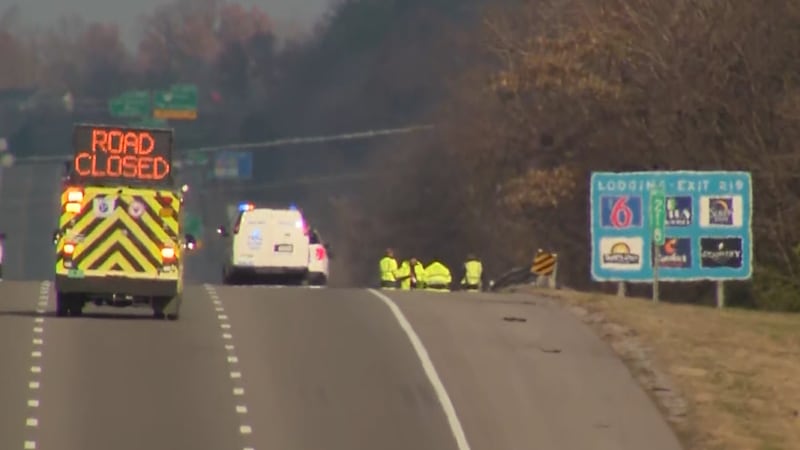 MNPD investigate a deadly crash on I-40 East near the airport.