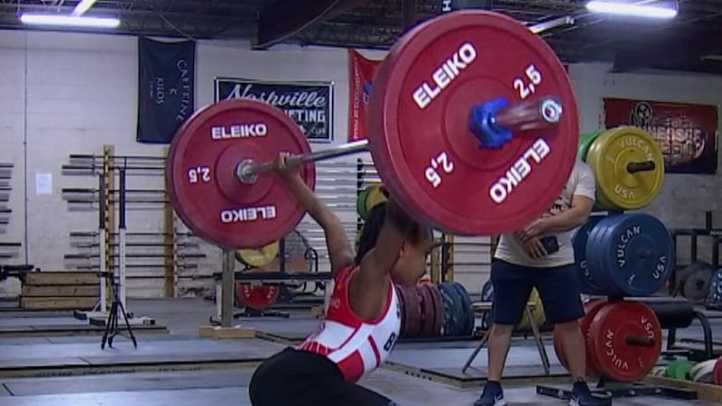Rayya Howard is a national weightlifting champion