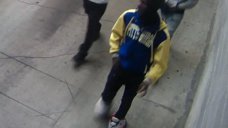 This surveillance photo shows Marquise Johnson, who police say shot at a security guard in a...