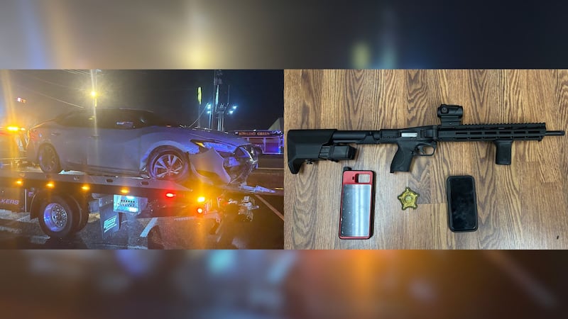 Armed suspects evade Kentucky deputies after bailing out of stolen car from Nashville