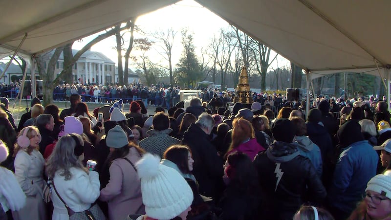 The crowd at Graceland