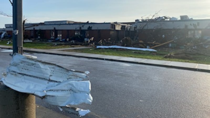 West Wilson Middle School was destroyed by a tornado in March 2020.