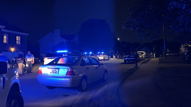 Police are investigating a shooting outside a home in Hermitage on Saturday evening.