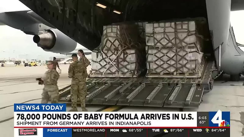 WSMV baby formula shipment