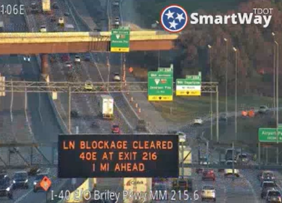 Pedestrian hit, killed on I-40 near Nashville airport