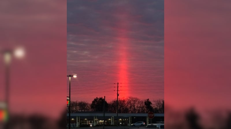 Sun Pillar spotted in Lebanon