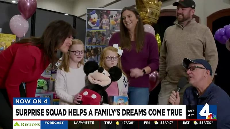 Surprise Squad helps a family's dreams come true