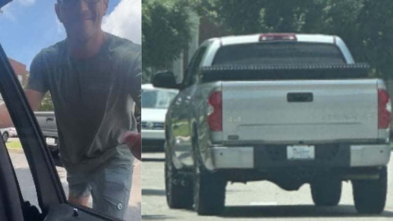 Franklin police are searching for a driver in an alleged road rage incident.