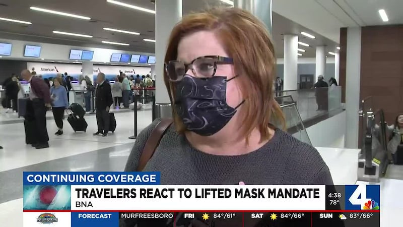 Travelers react to mask mandate