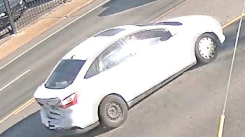 Police believe robbery suspects were travelling in this car.