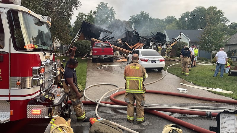 Officials are investigating an explosion at a Smyrna home. Two people were inside at the time...