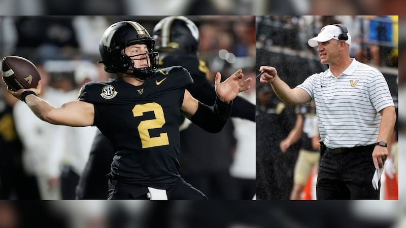 Vanderbilt's quarterback, coach receive SEC awards