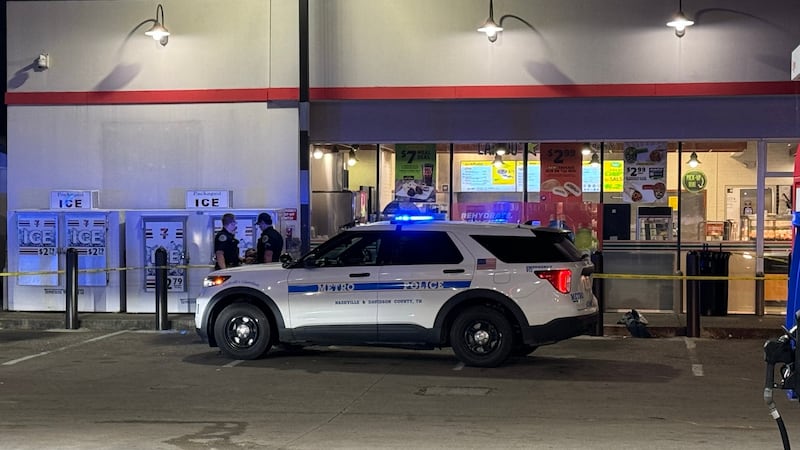 A shooting was reported at a gas station on Rosa Parks Blvd. in Nashville