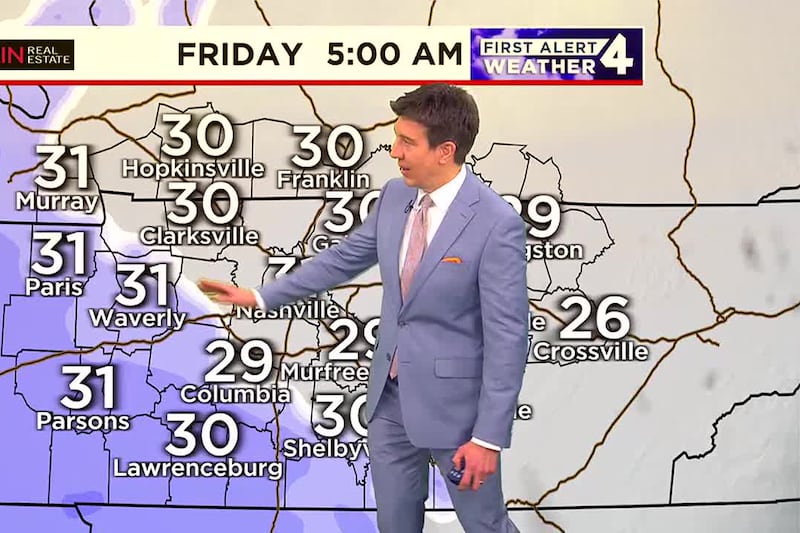 Cold air is expected to hang around through next Wednesday.