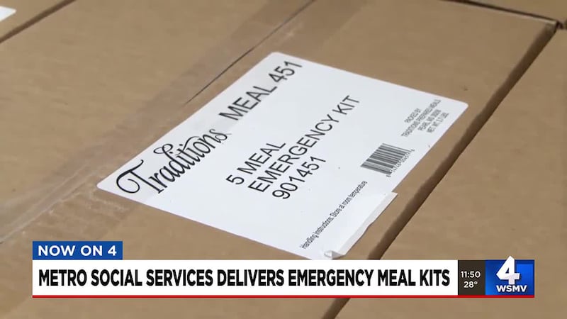 The kits can last a person five days.