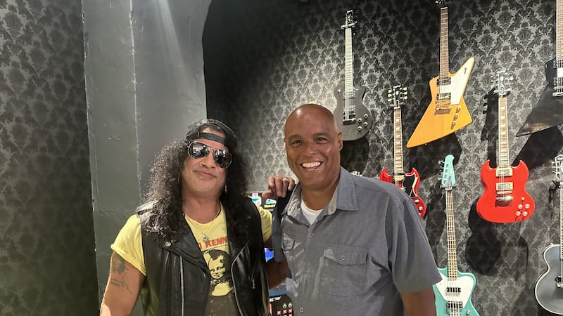 Slash and WSMV's Marius Payton