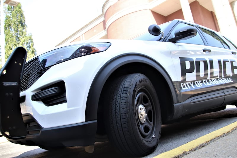 Clarksville Police Car