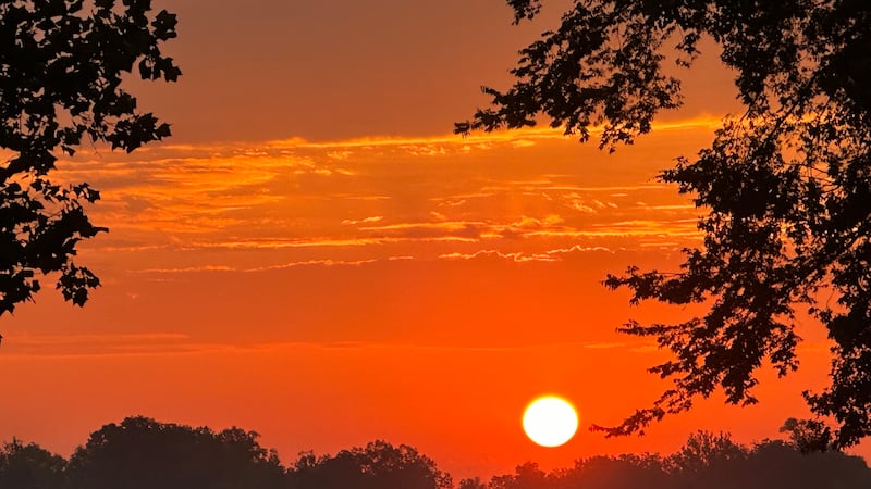 A beautiful sunrise off near Puxico, Mo.