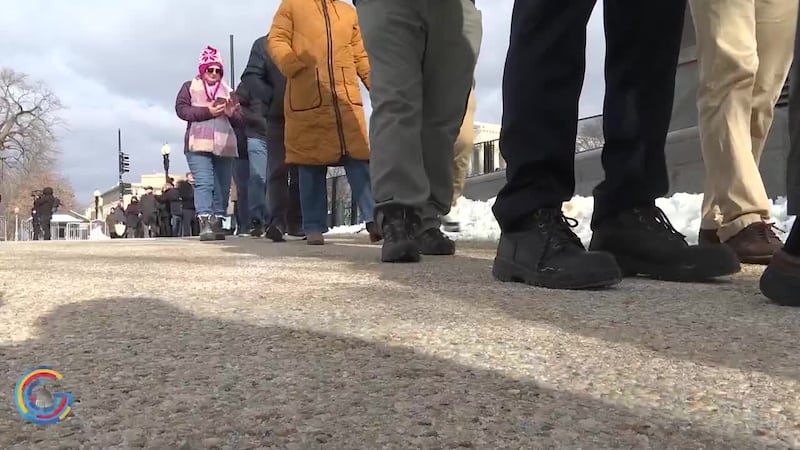 Outside the U.S. Capitol, thousands have lined up to pay their respects to Jimmy Carter, 39th...