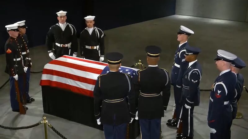 Jimmy Carter lying in repose