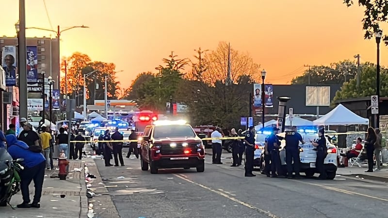 Metro Nashville Police Dept. officers respond to Jefferson Street