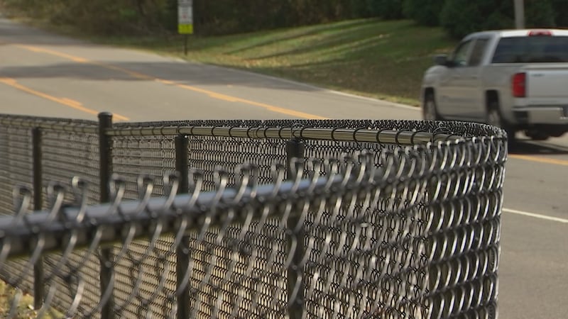 New fencing at some Wilson County Schools.