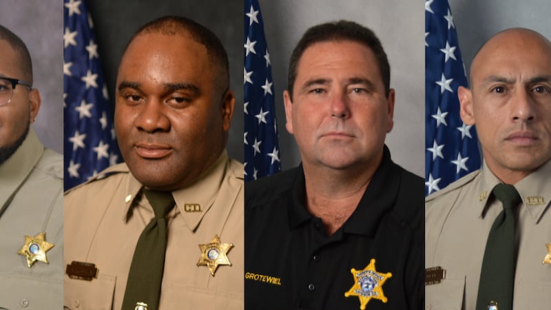 Four employees with Davidson County sheriff's department were suspended for " abuse of...