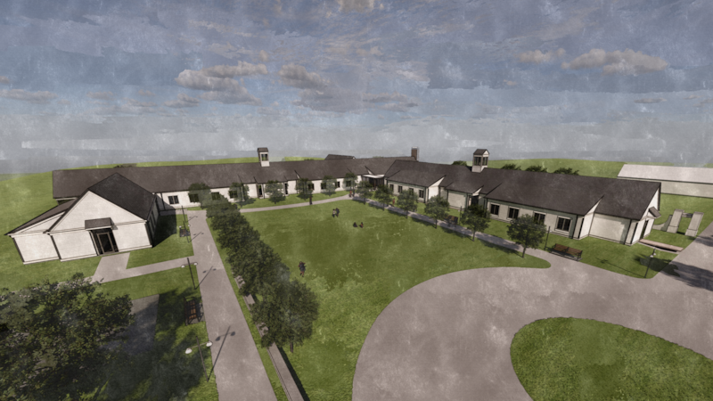 It will have 20 rooms that can house 40 patients